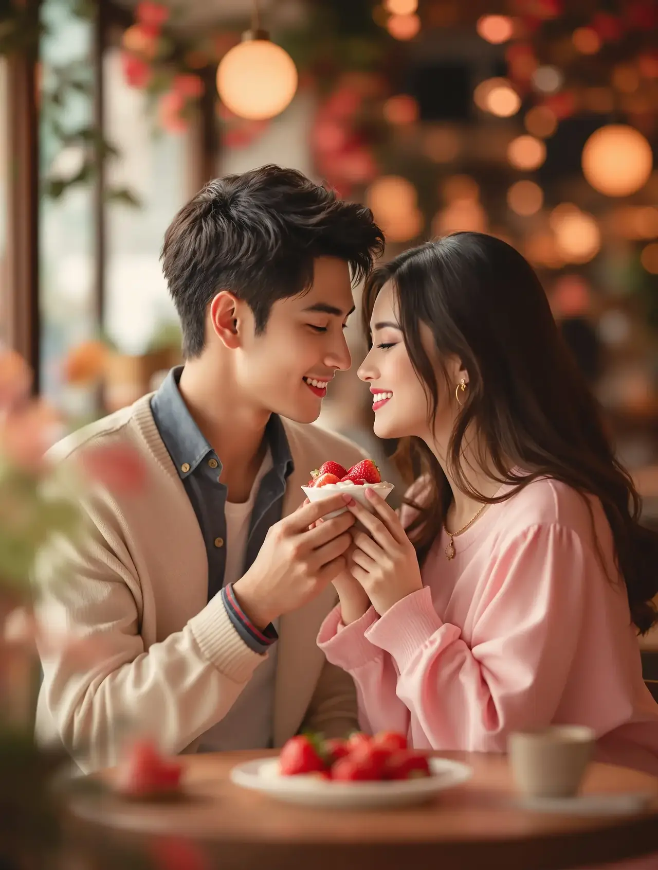 草莓味的暗恋 - 校园青春 - 成人短剧软件 《草莓味的暗恋》短剧封面,校园青春题材,82集